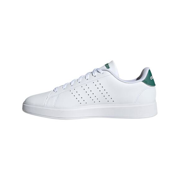 NWT Adidas Men’s Advantage 2.0 Sneakers White/Black/Collegiate Green Size 9 main image 7